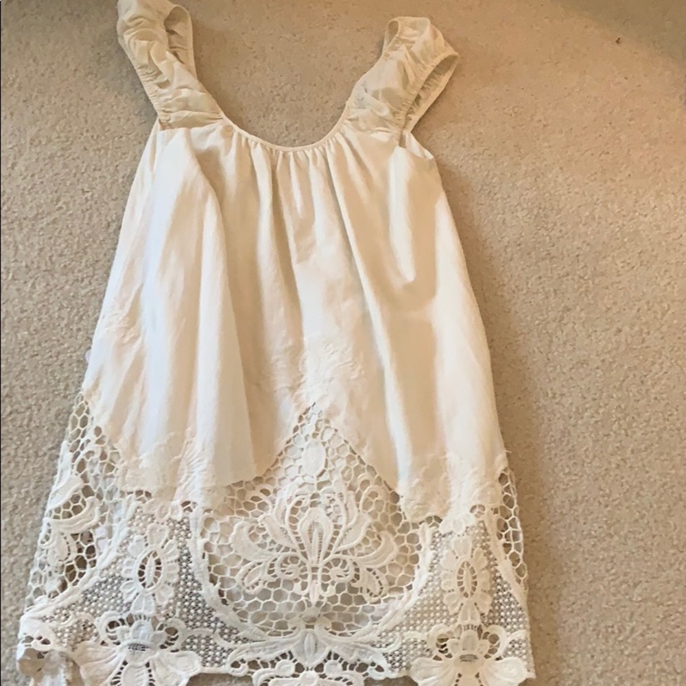 UO light beige Lacey dress